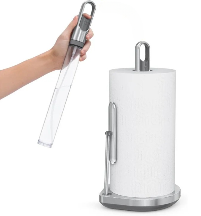 Paper Towel Holder with Spray Bottle