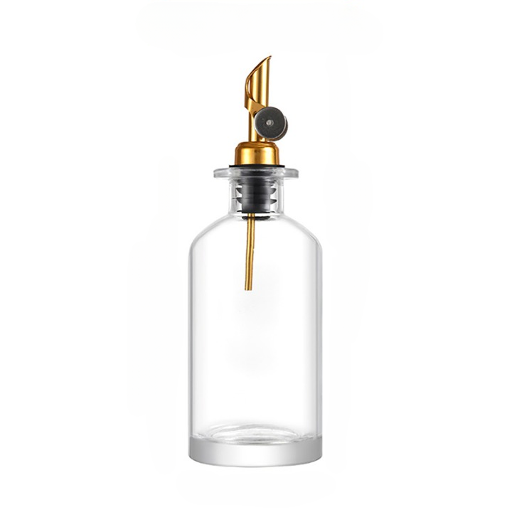 Round Glass Seasoning Oil Bottle Dispenser