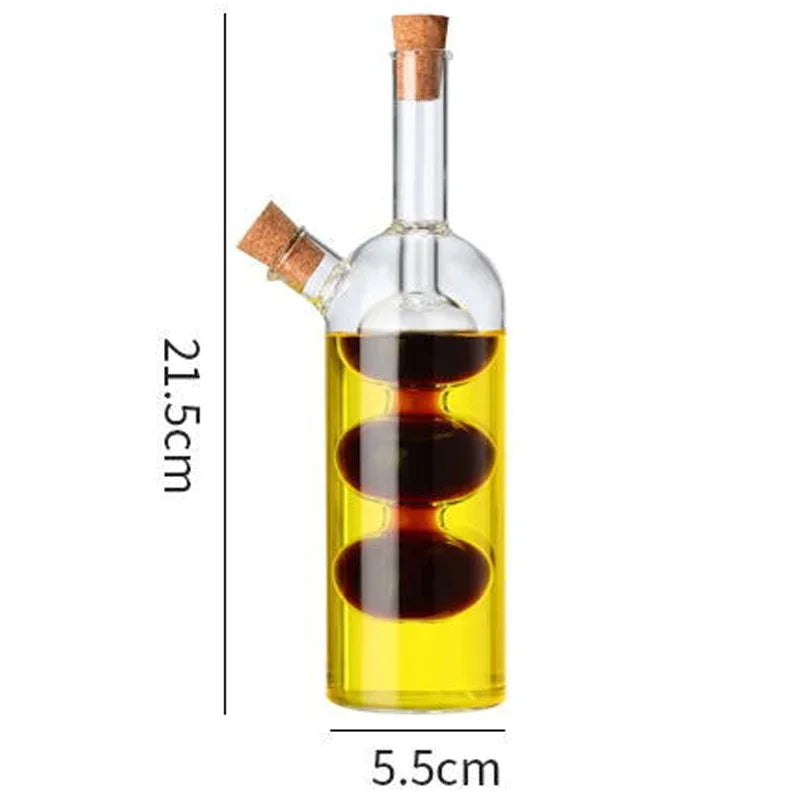 Two-in-One Seasoning Oil Bottle Dispensers