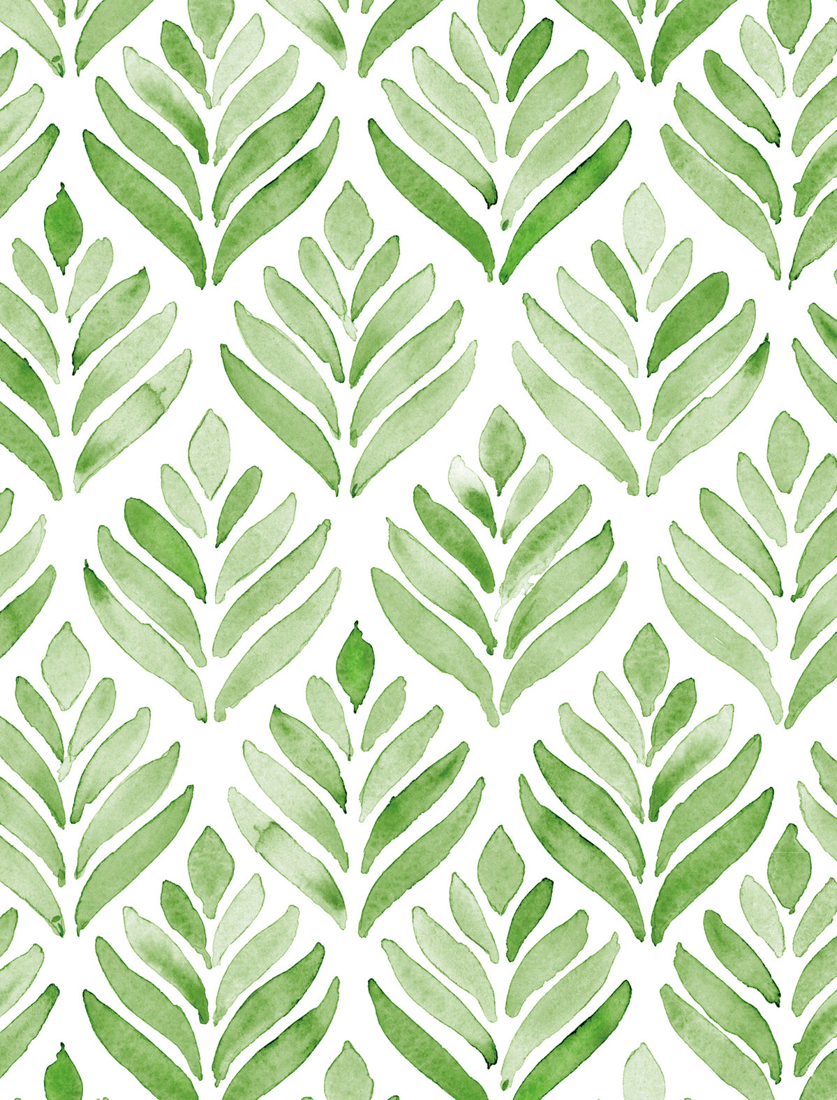 Green Leaves Peel And Stick Wallpaper