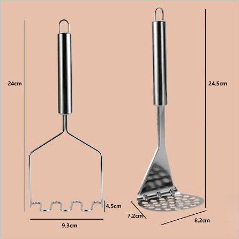 Metal Manual Masher Tools (Multiple Styles)