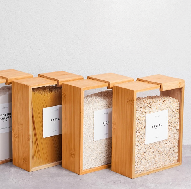 Wooden Food Storage Containers