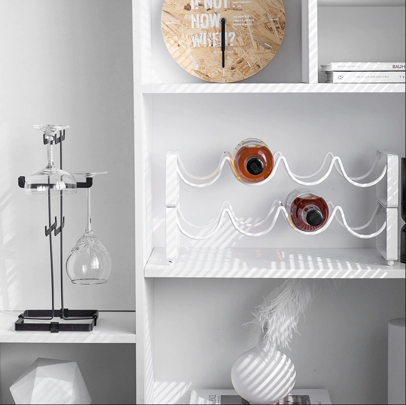 Stackable Metal Wine Bottle Rack