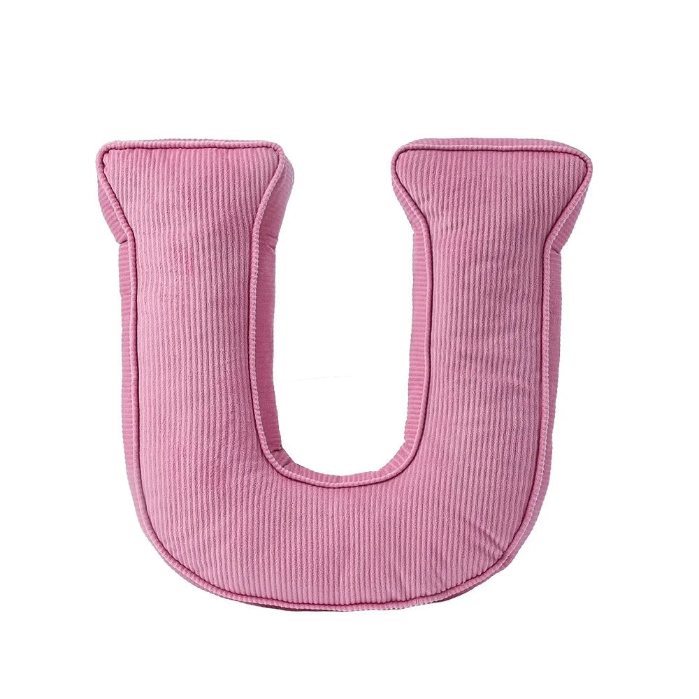 Pink ABC Letter Pillows