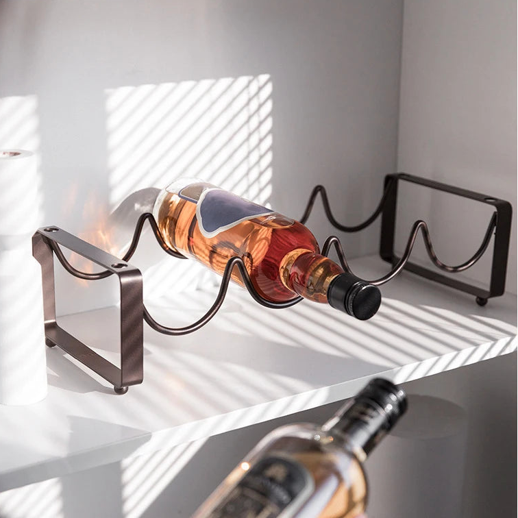 Stackable Metal Wine Bottle Rack
