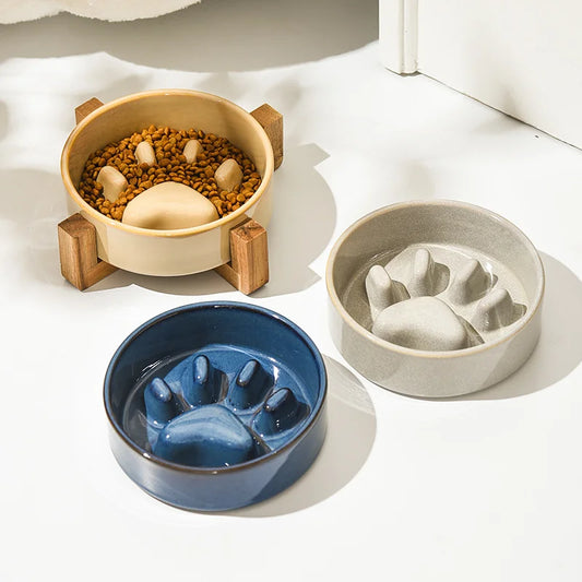 Paw Ceramic Food Bowl