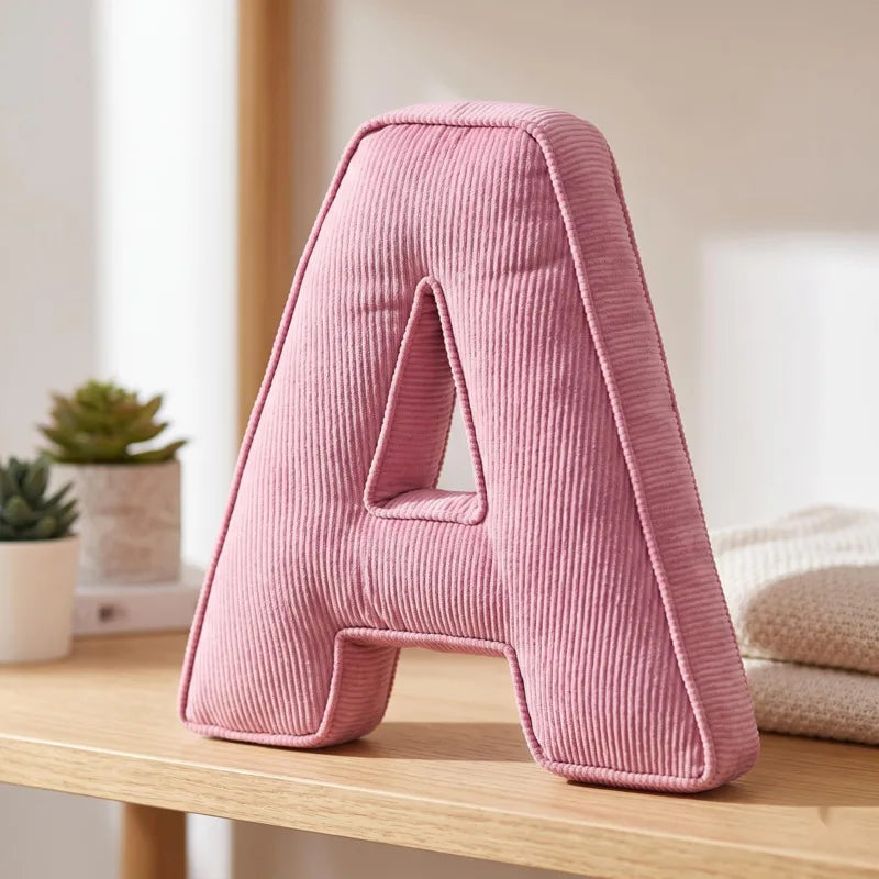 Pink ABC Letter Pillows