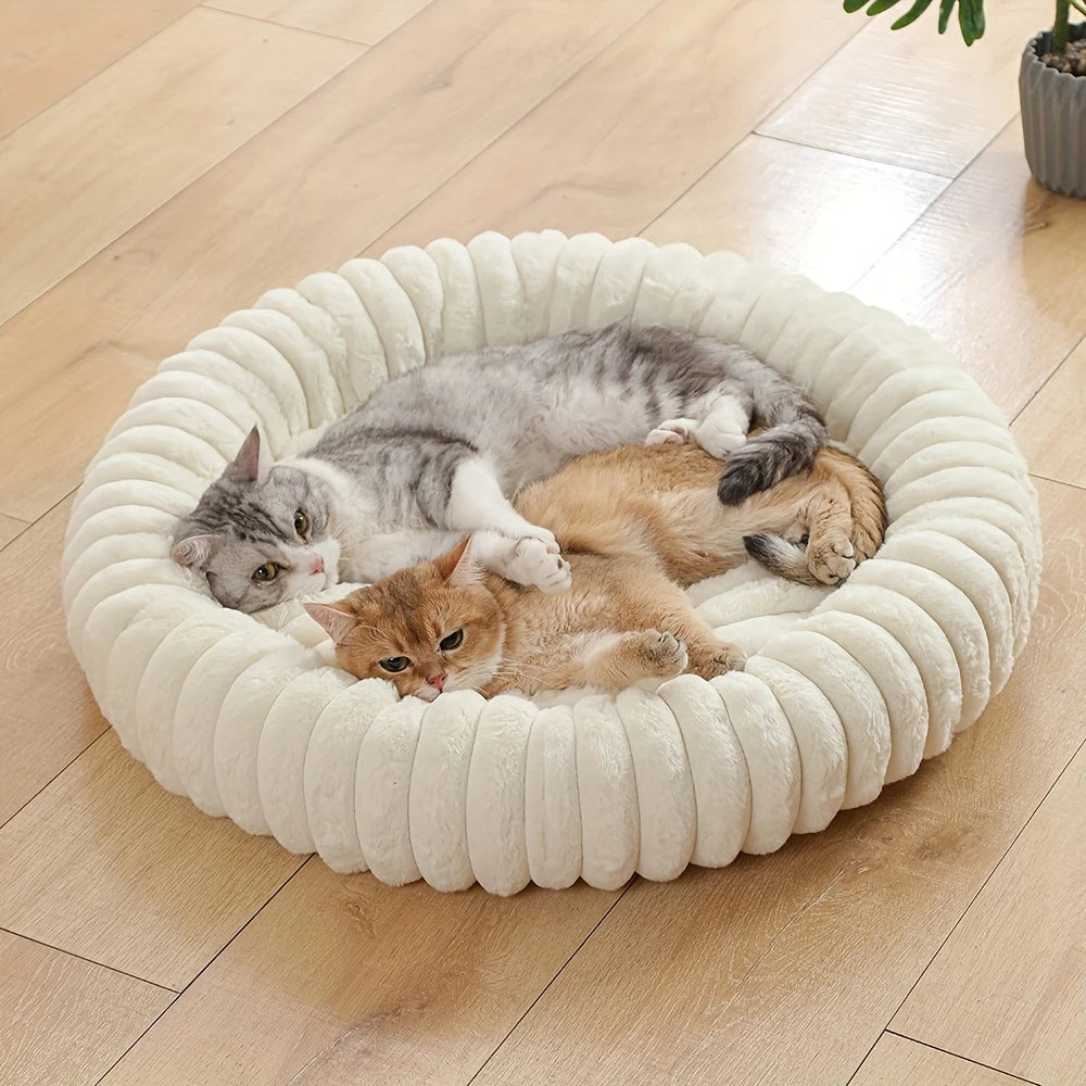 Classic Round Cats & Dogs Bed