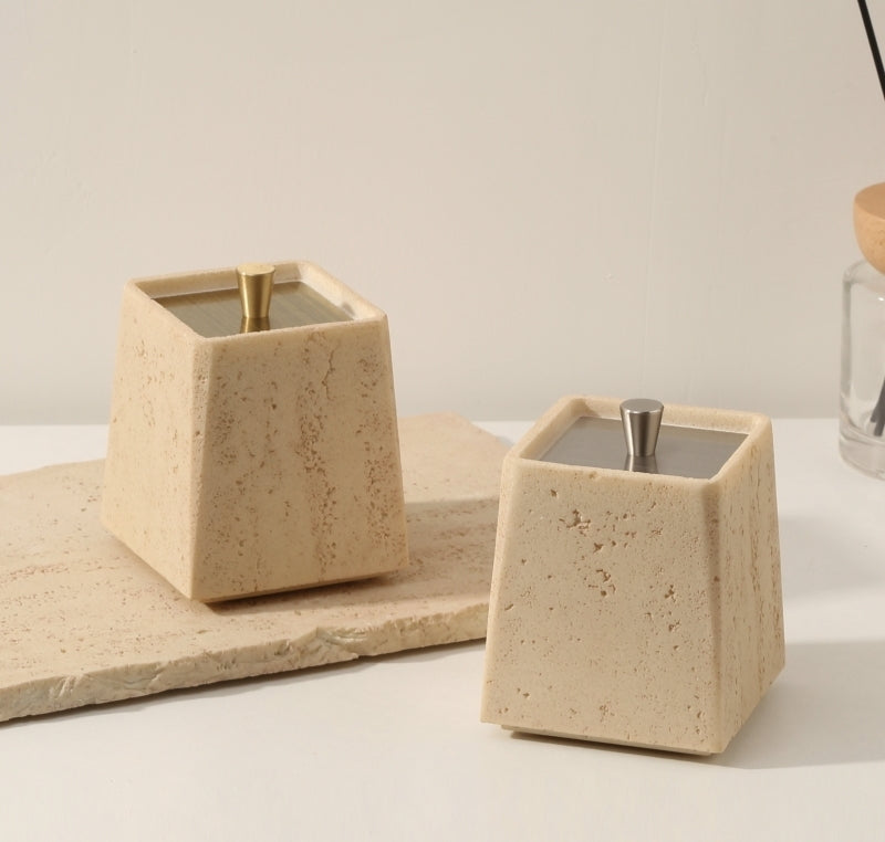 Cotton Swabs & Floss Stone Style Boxes