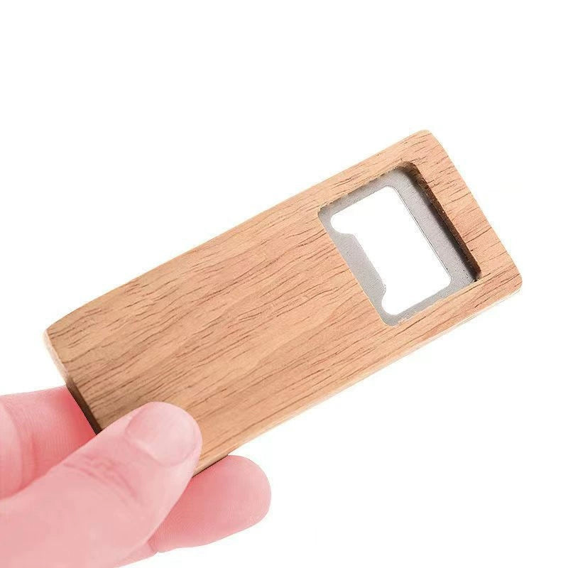 Manual Wooden Bottle Opener