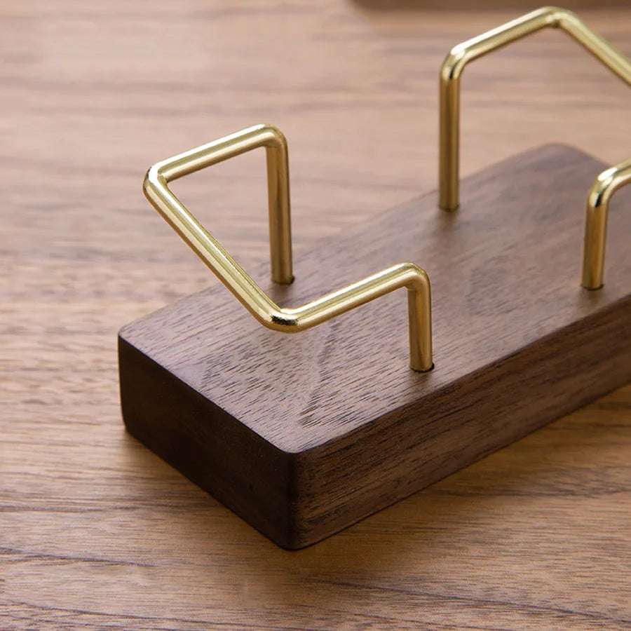 Wooden & Metal Business Card Stands