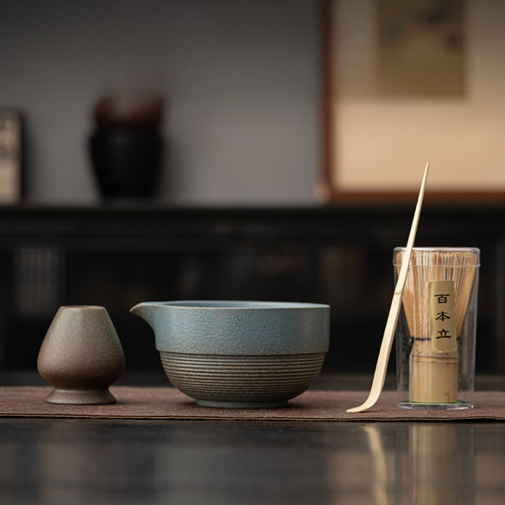 Organic Style Matcha Bowls and Sets