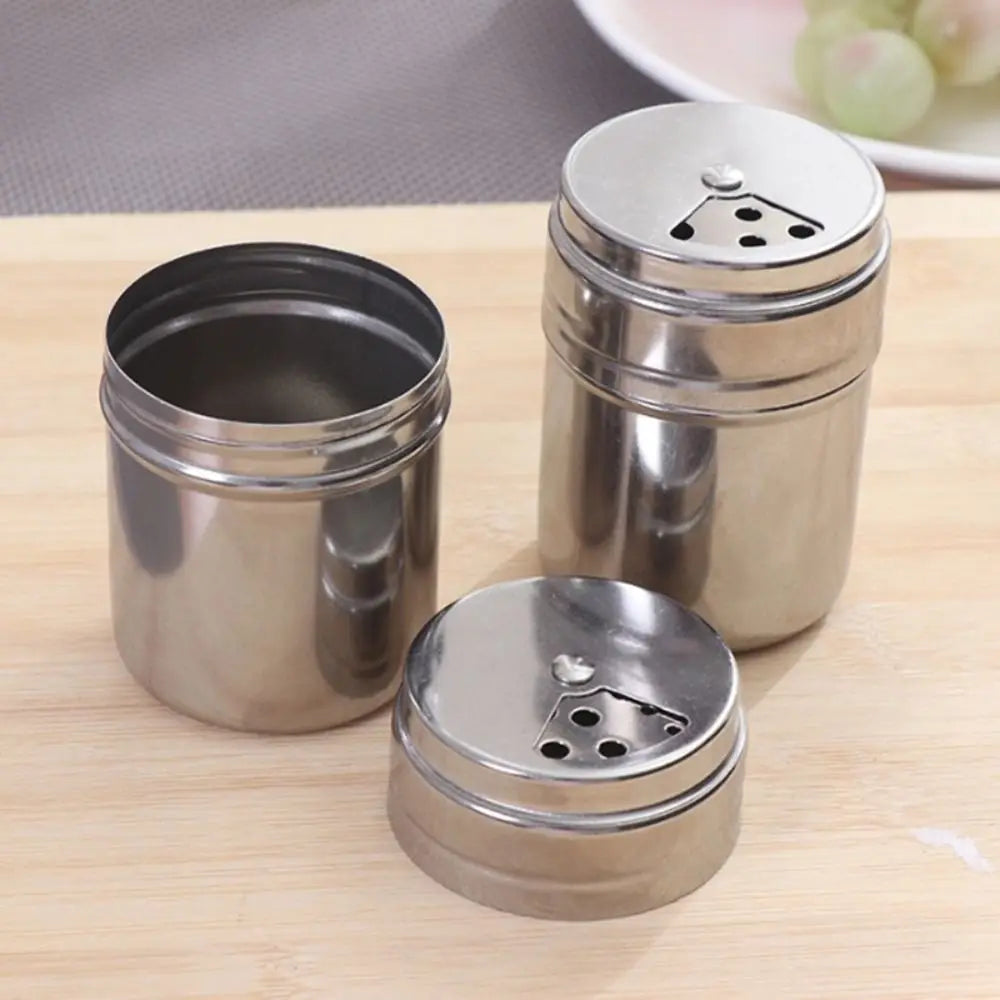 Metal Seasoning Jars with Rotating Cover
