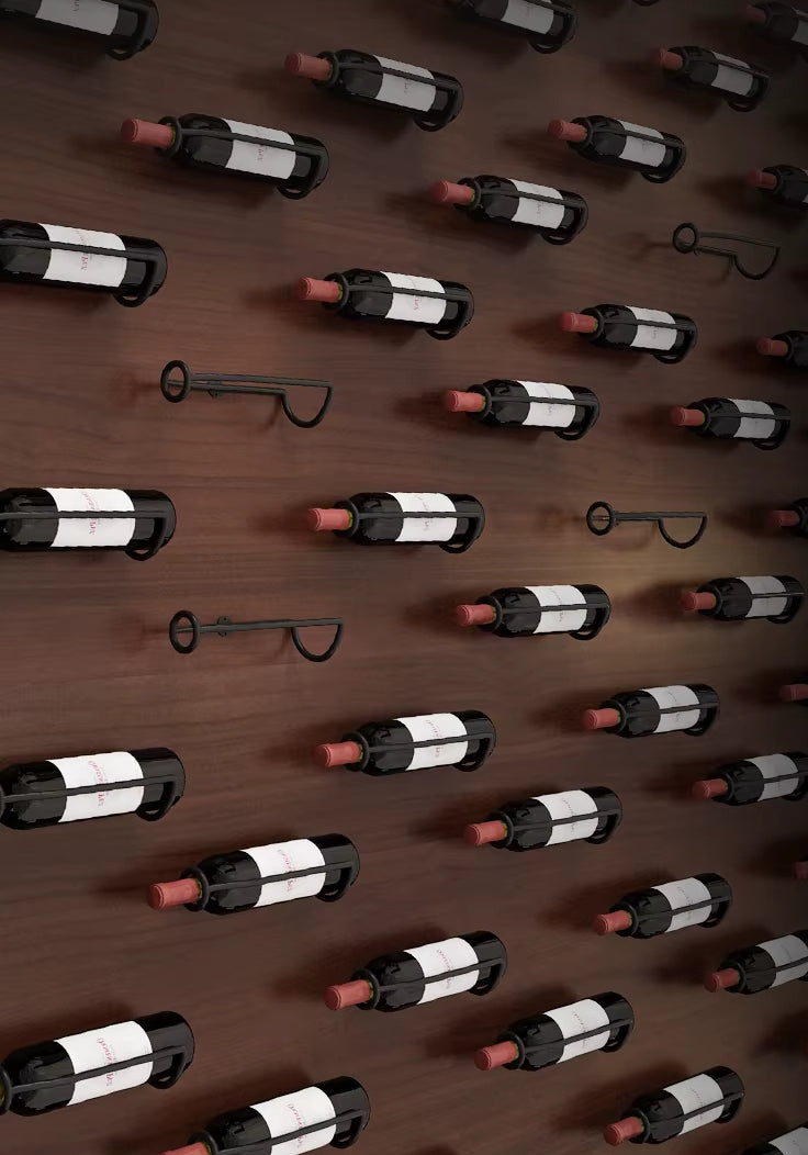 Wall-Mounted Wine Rack Holder