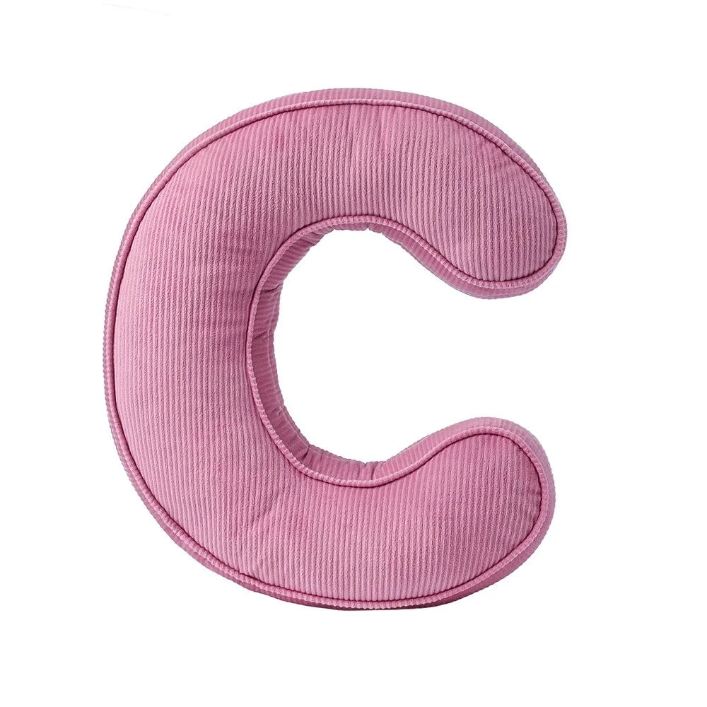 Pink ABC Letter Pillows
