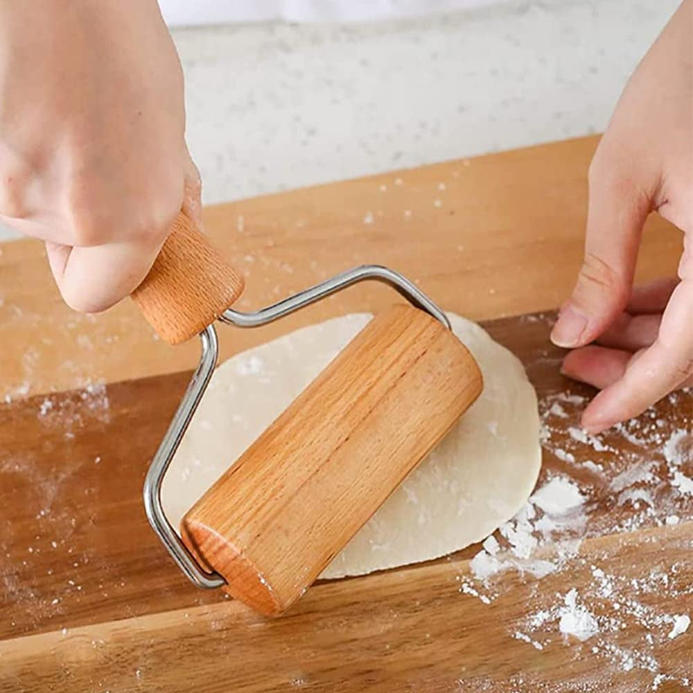 Handheld Wooden Rolling Pin