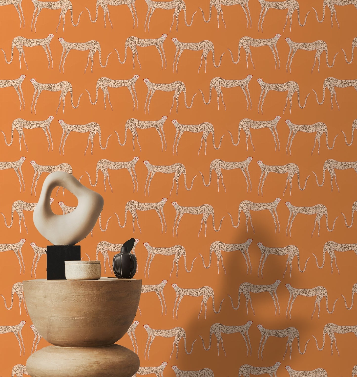 Exotic Cheetah Peel and Stick Wallpaper