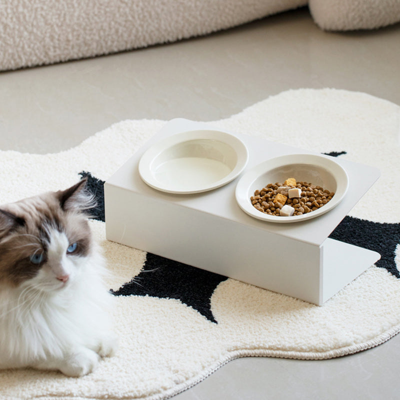 Ceramic Bowls with Metal Stand