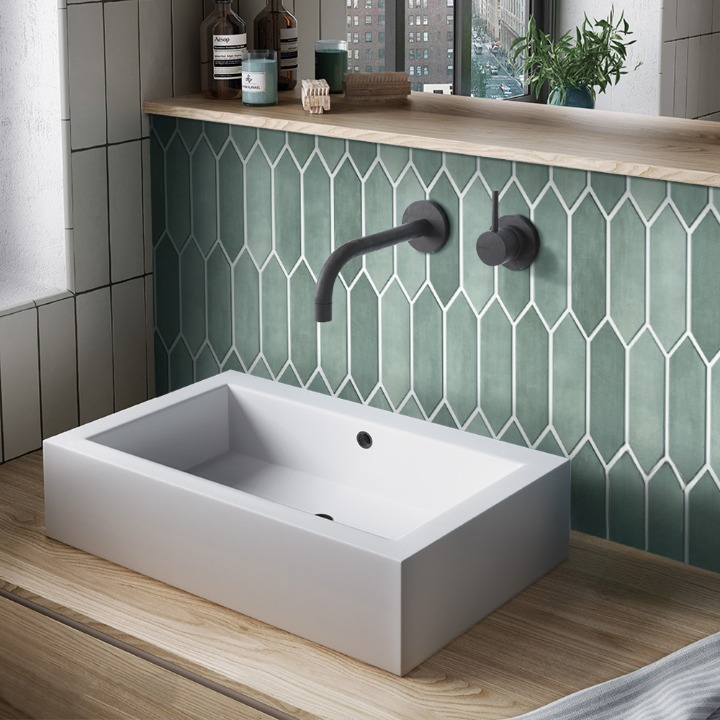 Matte Hexagon Peel and Stick Tiles
