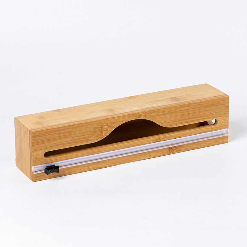 Wooden Foil & Baking Paper Dispenser with Cutter