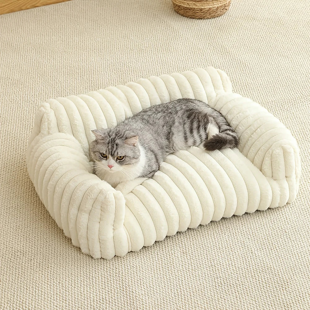 Classic Rectangular Cats & Dogs Bed