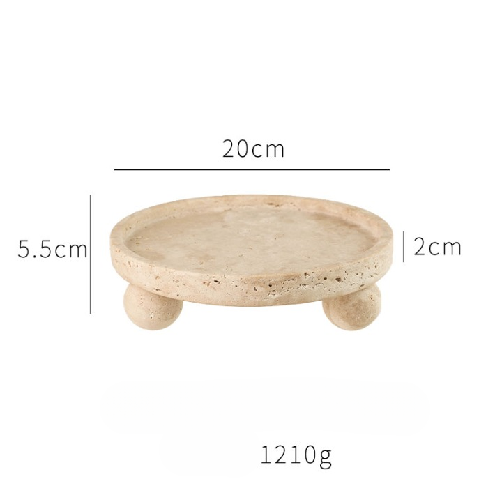 Natural Stone Decorative Tray Plate
