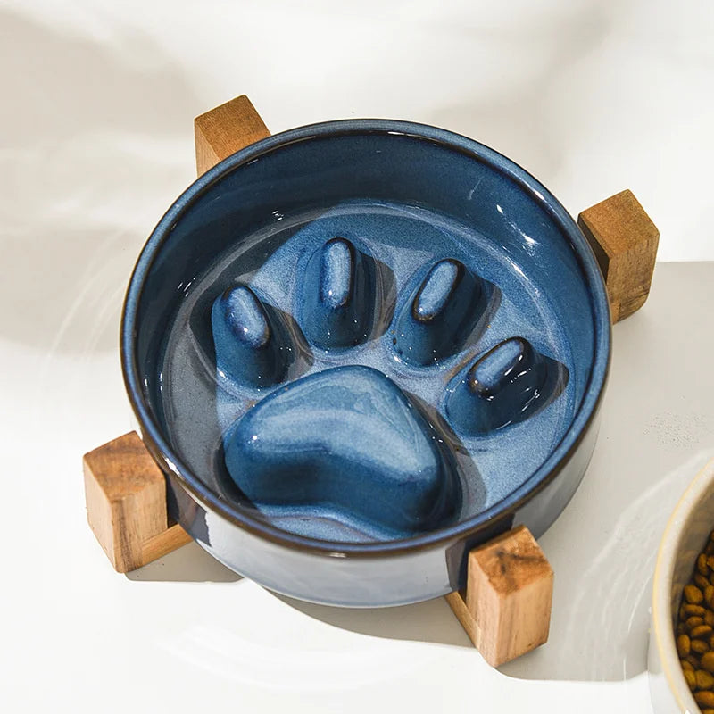 Paw Ceramic Food Bowl