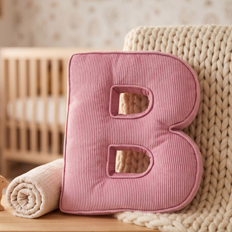 Pink ABC Letter Pillows
