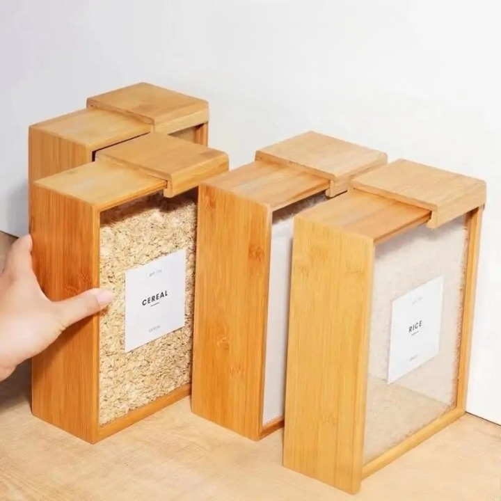 Wooden Food Storage Containers