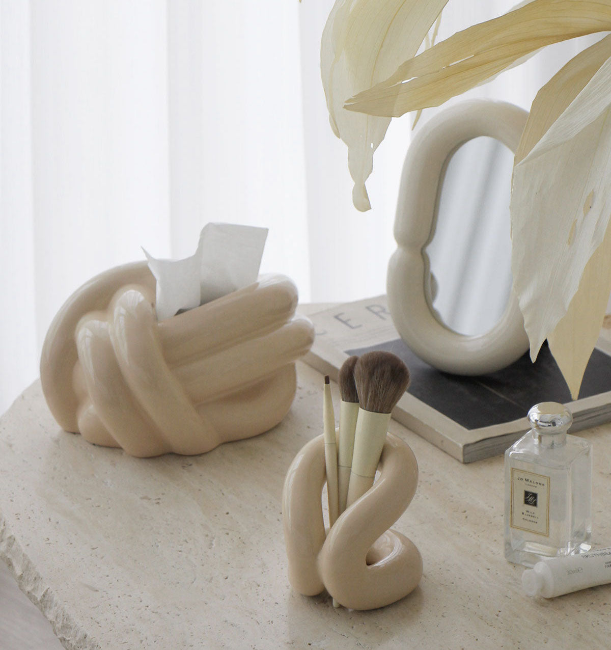 Ceramic Knot Pen Holders