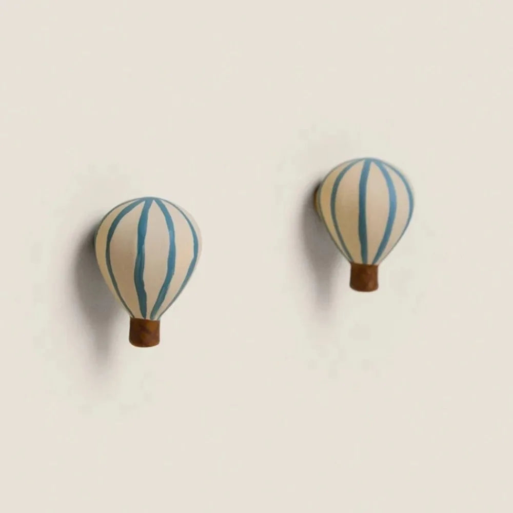 Hot Air Balloon Door Knobs (2 Pieces)