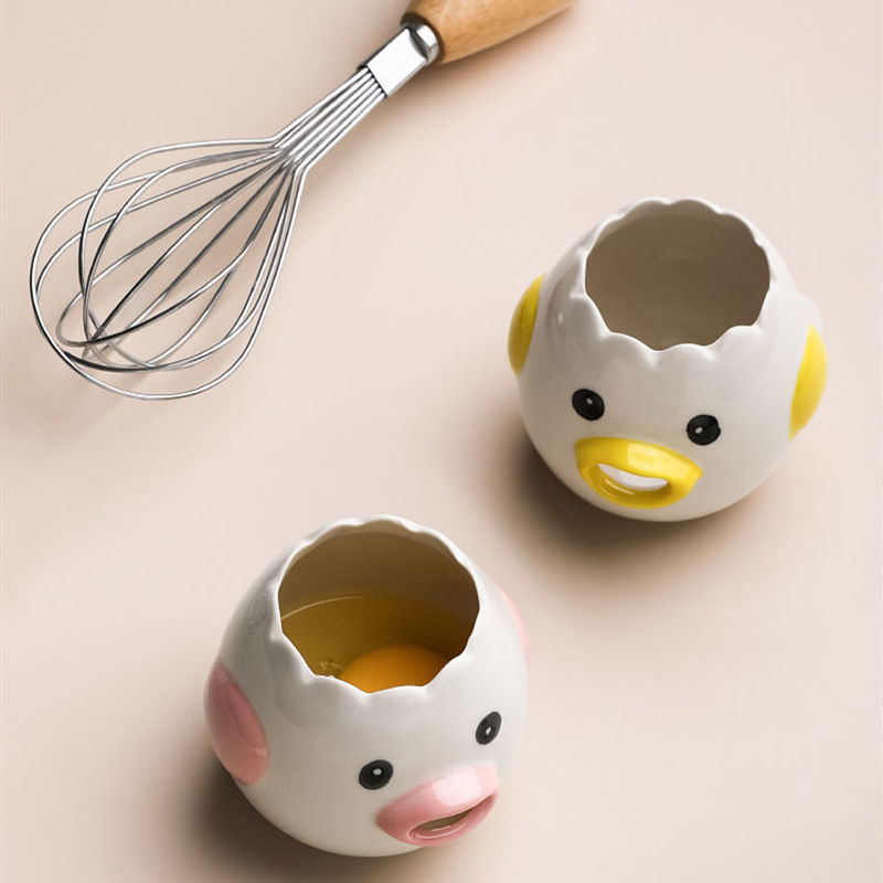 Ceramic Egg Yolk & White Separator