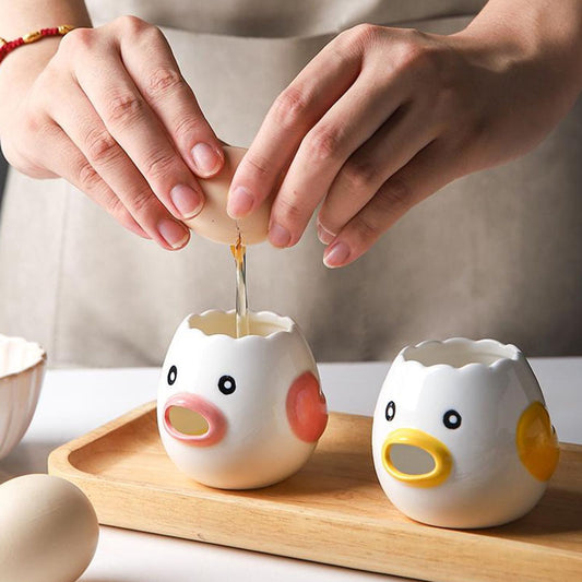Ceramic Egg Yolk & White Separator