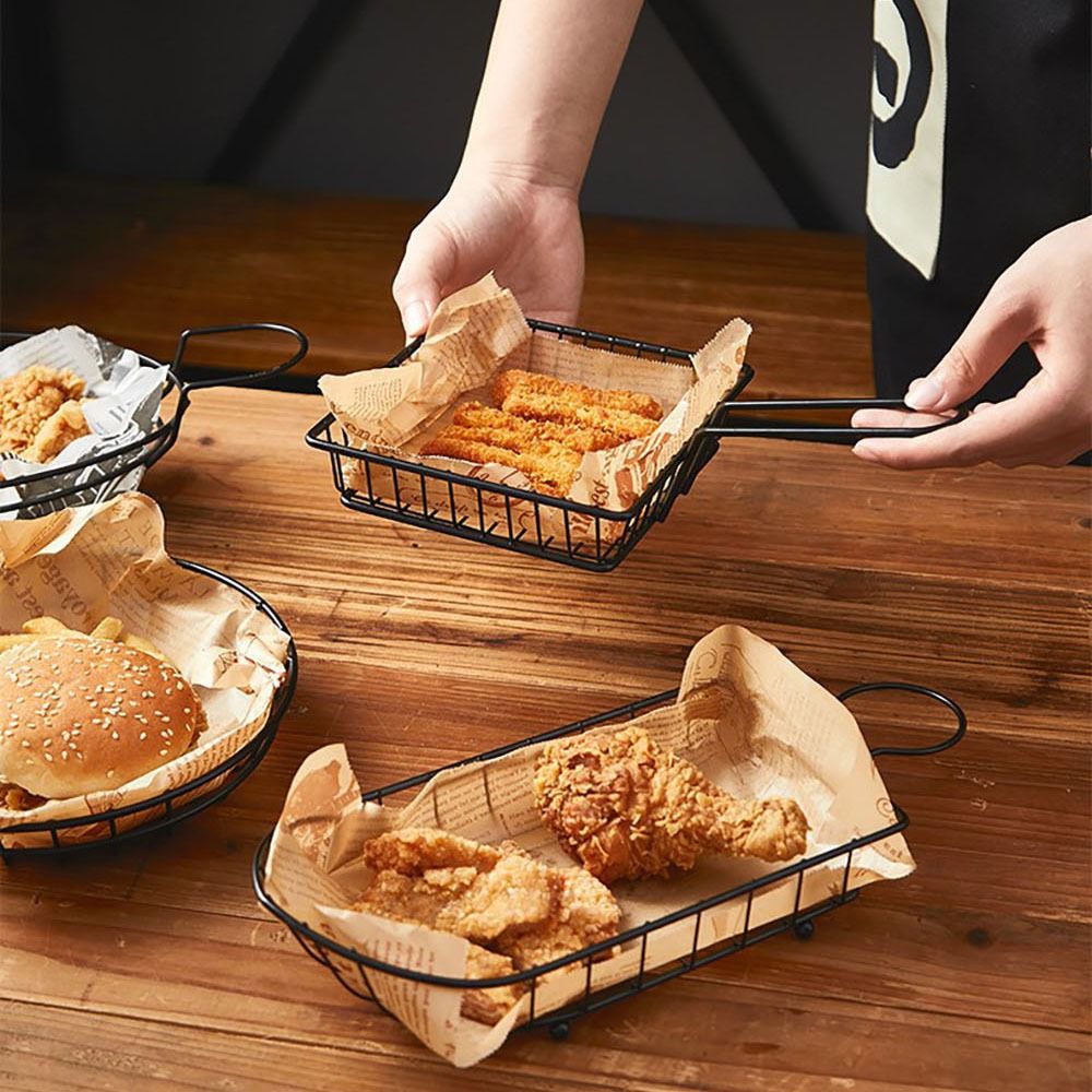 Metal Fryers Baskets with Handle