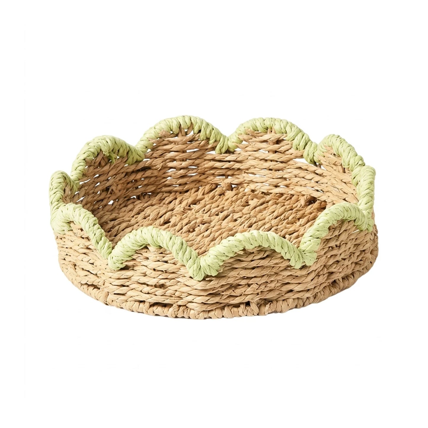 Flower-Shaped Rattan Woven Baskets