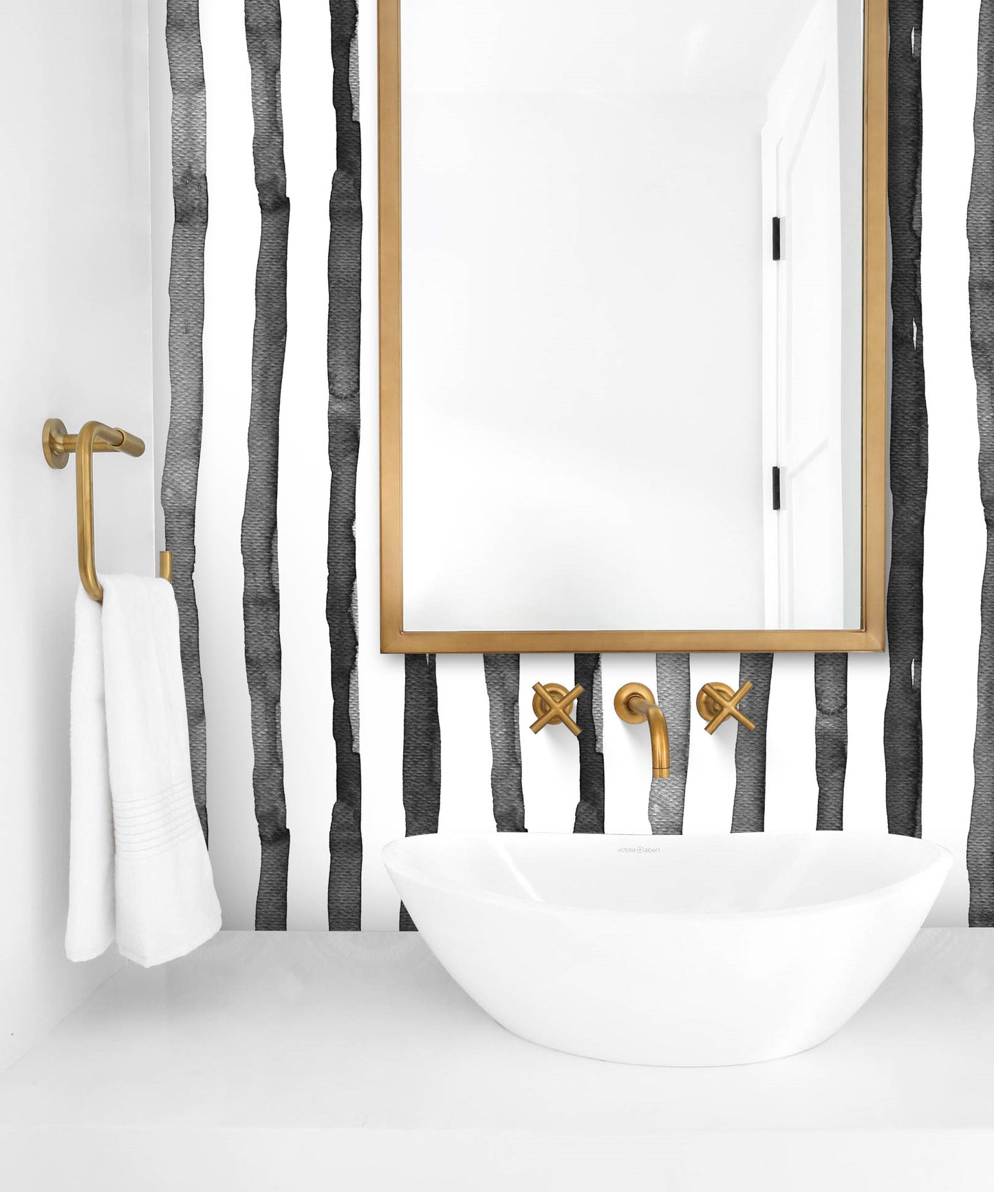 Stripes Peel and Stick Wallpaper