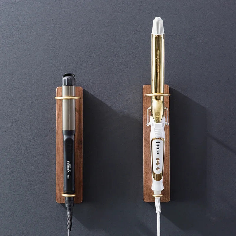 Hair Curling Iron Wall Mount Holder