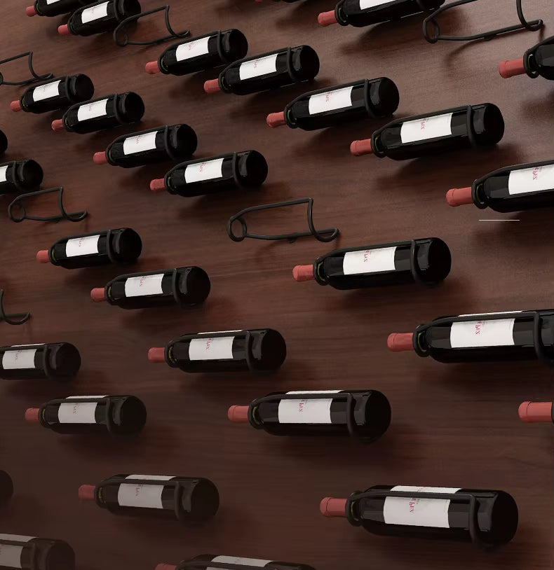 Wall-Mounted Wine Rack Holder