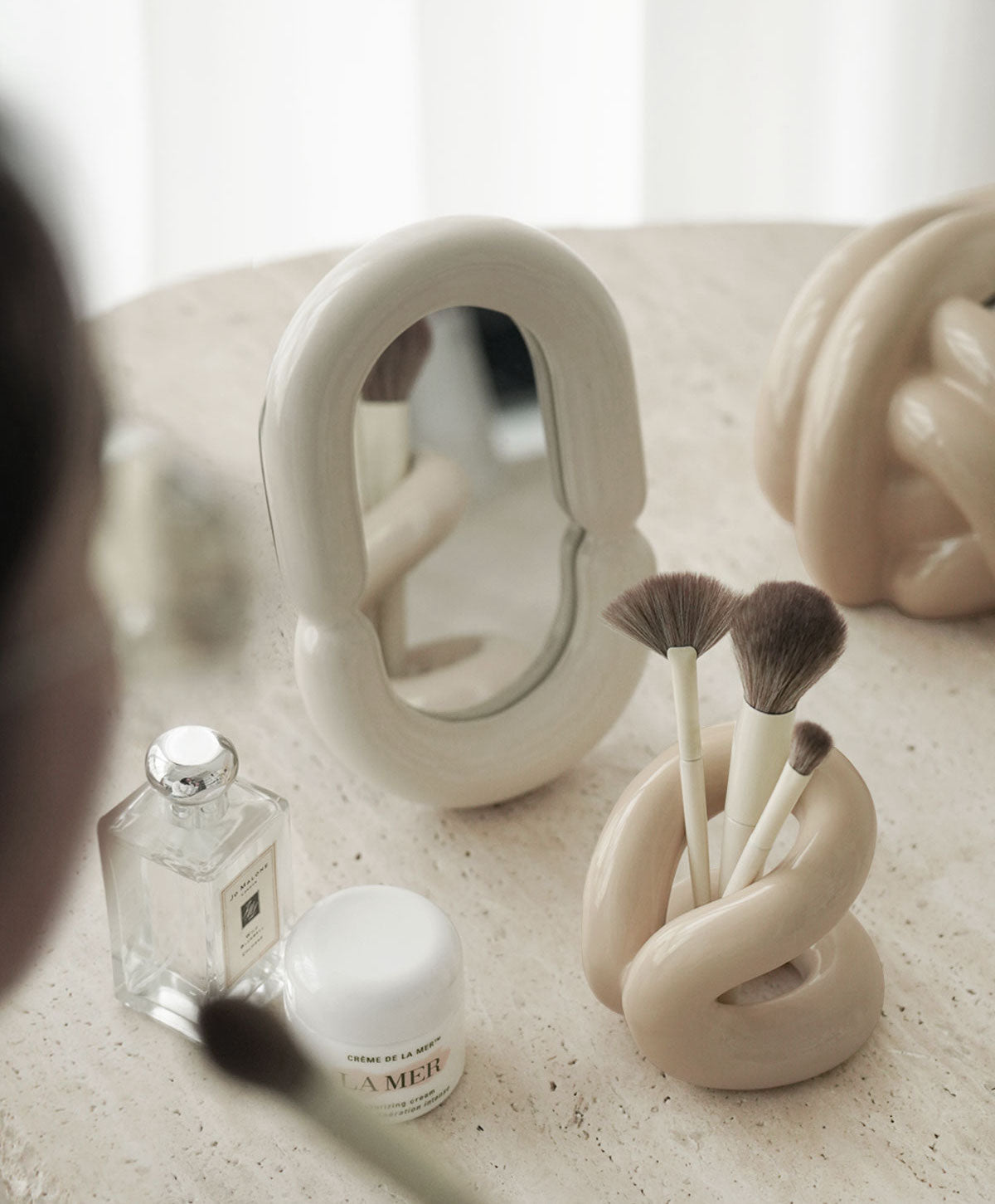 Ceramic Knot Pen Holders
