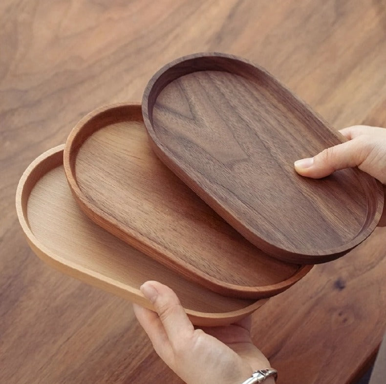 Wooden Oval Trays