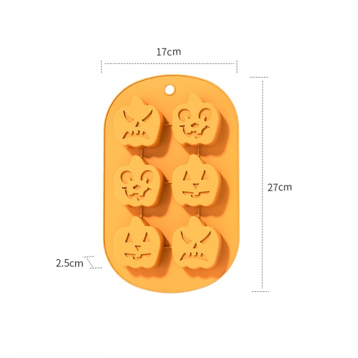 Halloween Cake & Candy Silicone Mold Trays