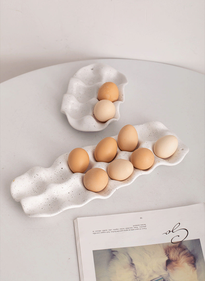 Ceramic Egg Holder Trays