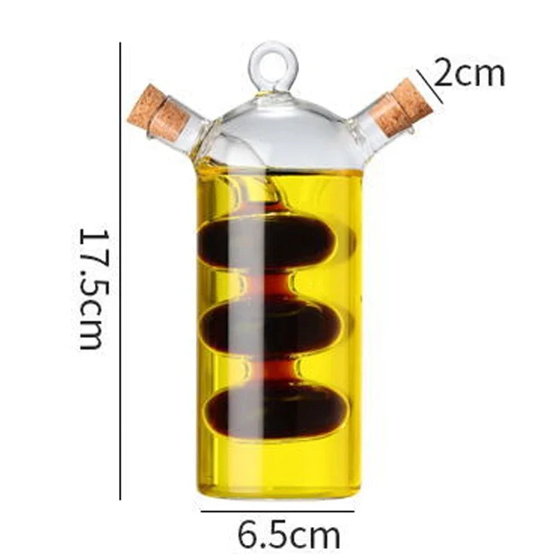 Two-in-One Seasoning Oil Bottle Dispensers