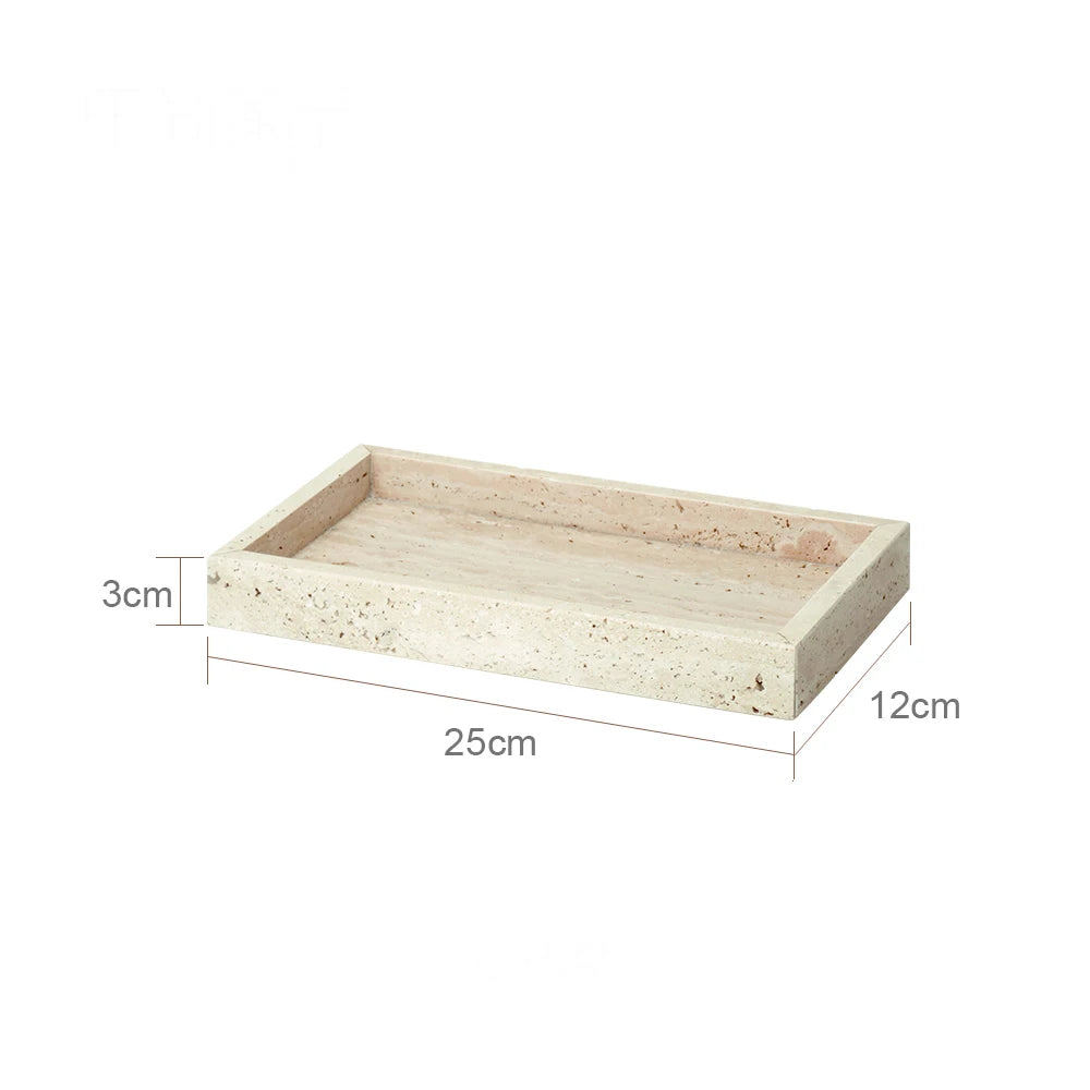 Travertine Style Stone Trays