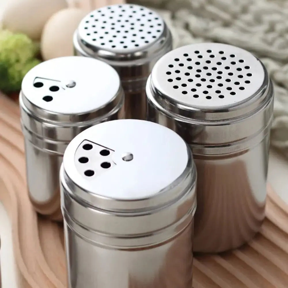 Metal Seasoning Jars with Rotating Cover