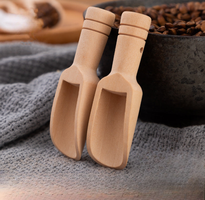 Mini Wooden Spice Scoop