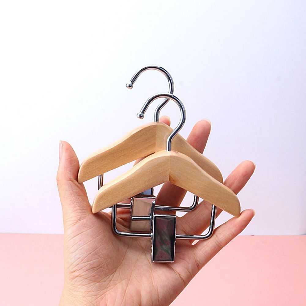Wooden Mini Wardrobe Hangers