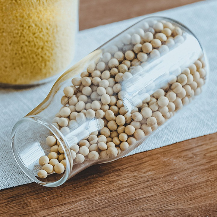 Glass Storage Jar with Cork Lid