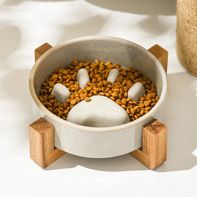 Paw Ceramic Food Bowl