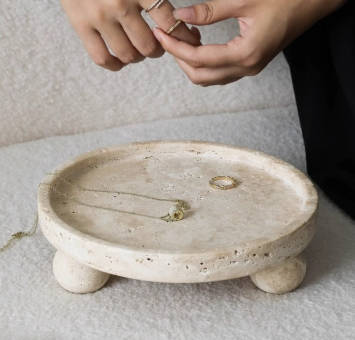 Natural Stone Decorative Tray Plate
